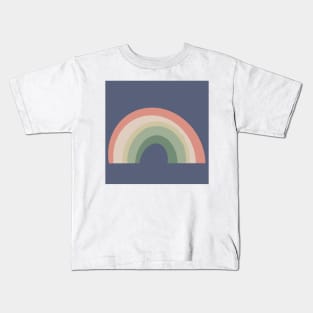 Retro Rainbow Pastel Kids T-Shirt